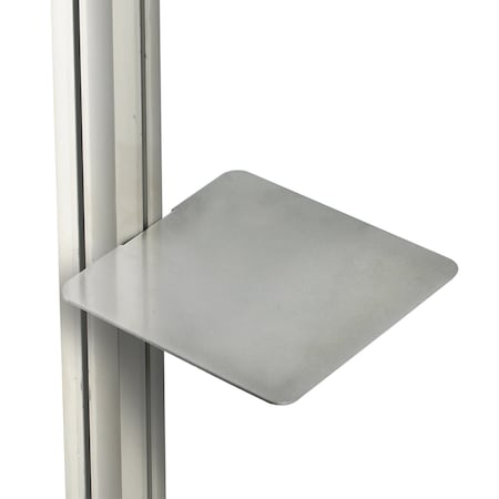 Azar Displays 10" Square Shelf for Sky Tower Unit 300276-SLV